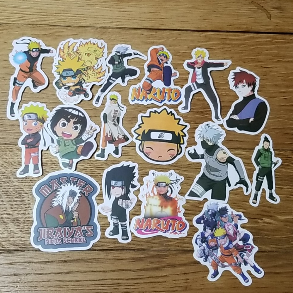 NWOT Naruto Stickers